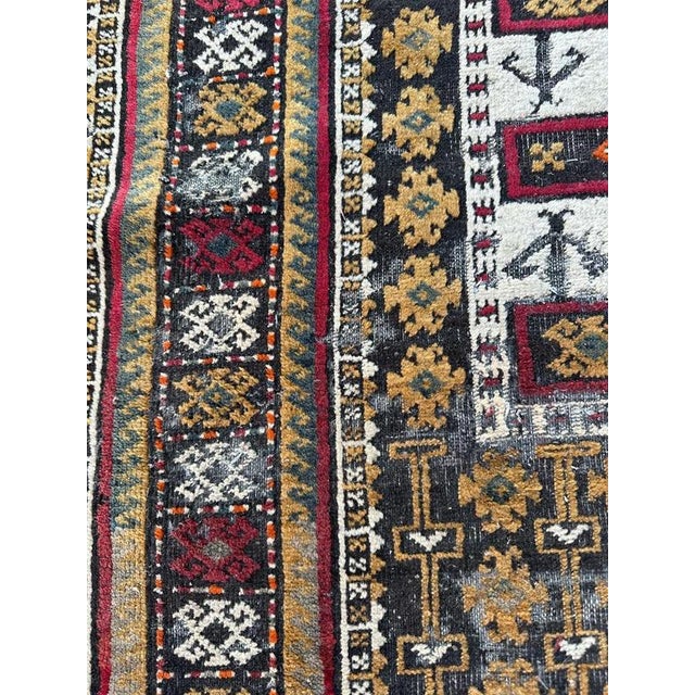 Brown Turkmen Baluch Rug, 1920s For Sale - Image 8 of 18
