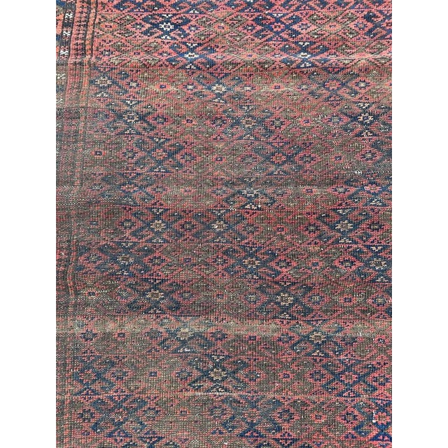 Turkmen Baluch Rug, 1950s For Sale - Image 9 of 18