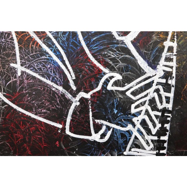 Sax Berlin "Motown Records". Contemporary Neo-Expressionist Painting 2020 For Sale - Image 6 of 8