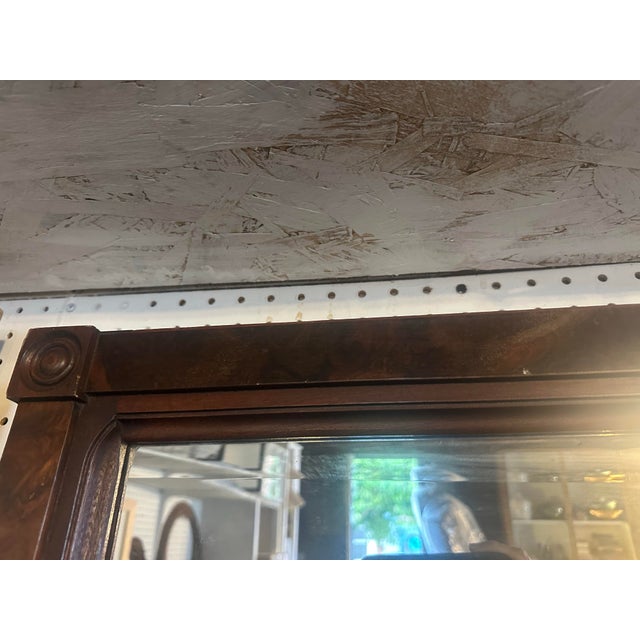 Antique Fireplace Mantle Mirror For Sale In Denver - Image 6 of 7