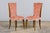 Art Deco 1940s French Parisian Art Deco Oak Dining Chairs in Blush Velvet - Set of 6 For Sale - Image 3 of 18