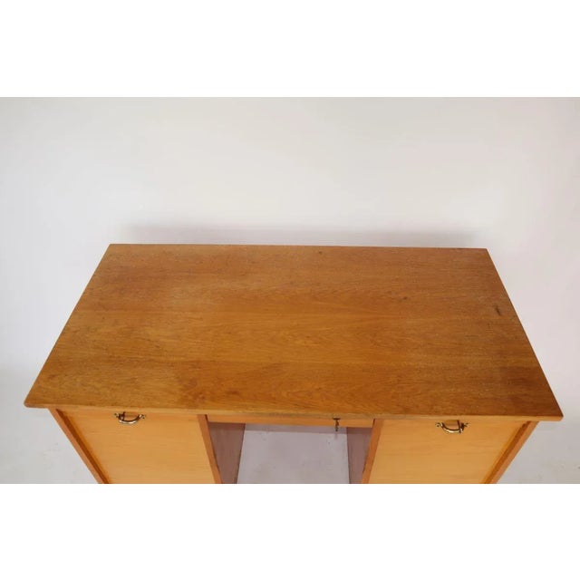 Mid-Century Wooden Roller Desk, 1960s For Sale - Image 11 of 12