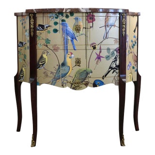 1950s Classic Rococo Style Chests With Gold Christian Lacroix Design For Sale
