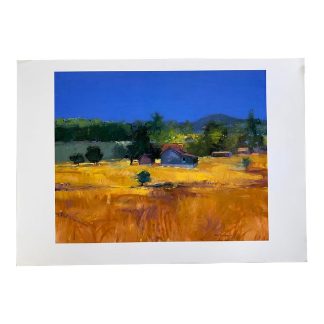 Early 21st Century, Untitled (Pastoral Landscape), Contemporary Impressionist, Archival Iris Giclee on Watercolor Paper, Artist Greg Osterhaus For Sale