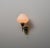 Mid-Century Modern Italian Wall Sconce in Brass and Opaline Glass, 1950s For Sale - Image 6 of 7