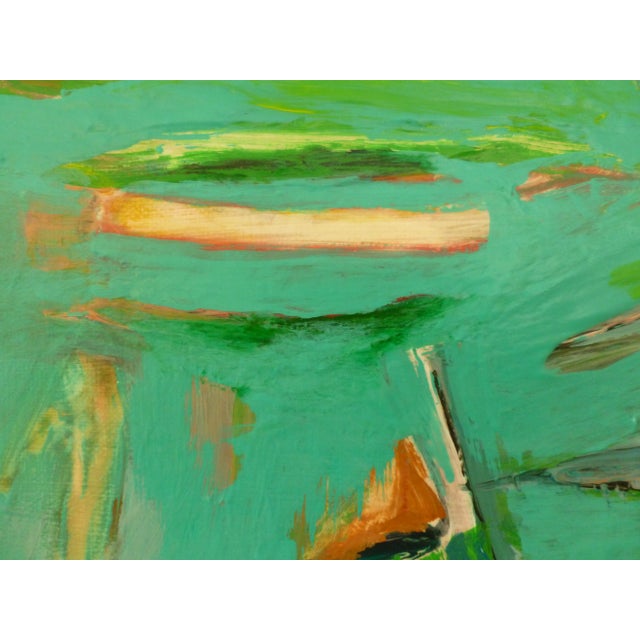 "Pond" Abstract Acrylic Painting by Scott Spencer For Sale - Image 4 of 6