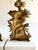 Pair of Antique Brass Victorian Girandole Candlesticks With Marble Base & Prisms For Sale - Image 9 of 12