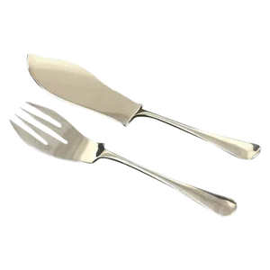 Dutch Silver Fish Servers, 1948, Set of 2
