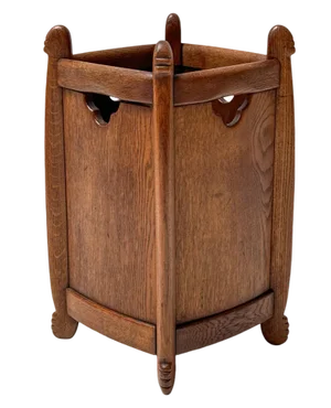 Art Deco Litter Basket by Jac. Van Den Bosch, 1890s
