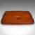 This is an antique serving platter. An English, mahogany afternoon tea tray crafted in Georgian revival taste, dating to...