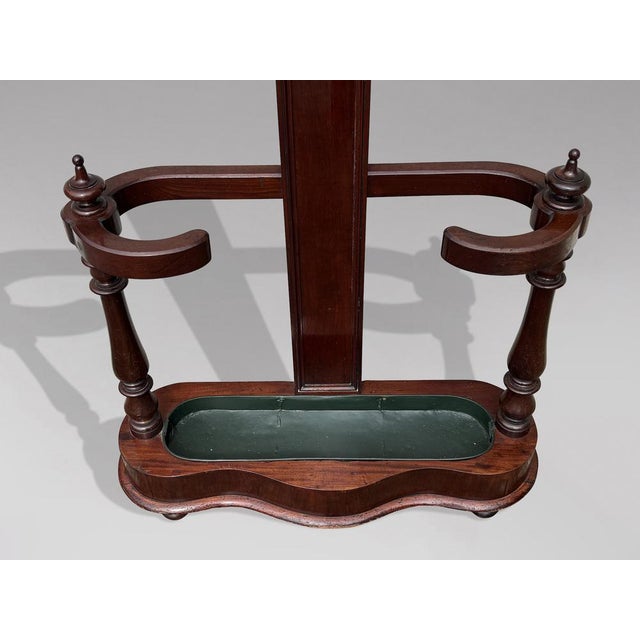 Brown Victorian Mahogany Hall Stand, 1870s For Sale - Image 8 of 12