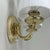 Brass & Cream Fabric Wall Light, Sweden, 1940s For Sale - Image 11 of 15