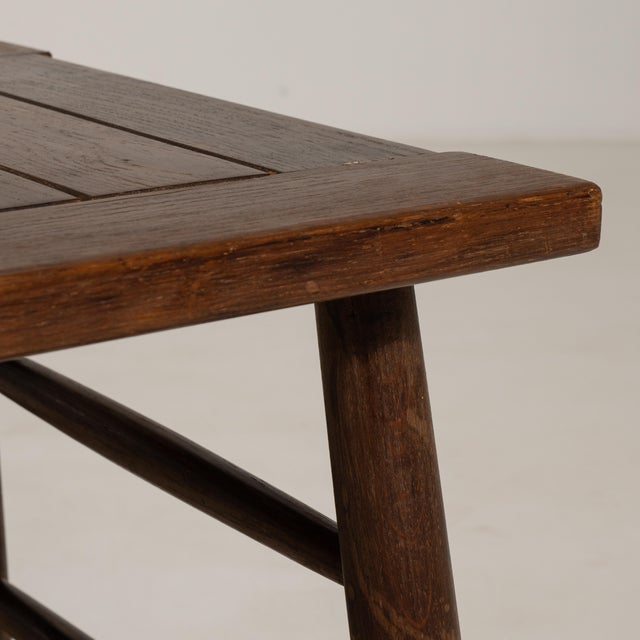 Wood 1960s Oak Coffee Table For Sale - Image 7 of 10
