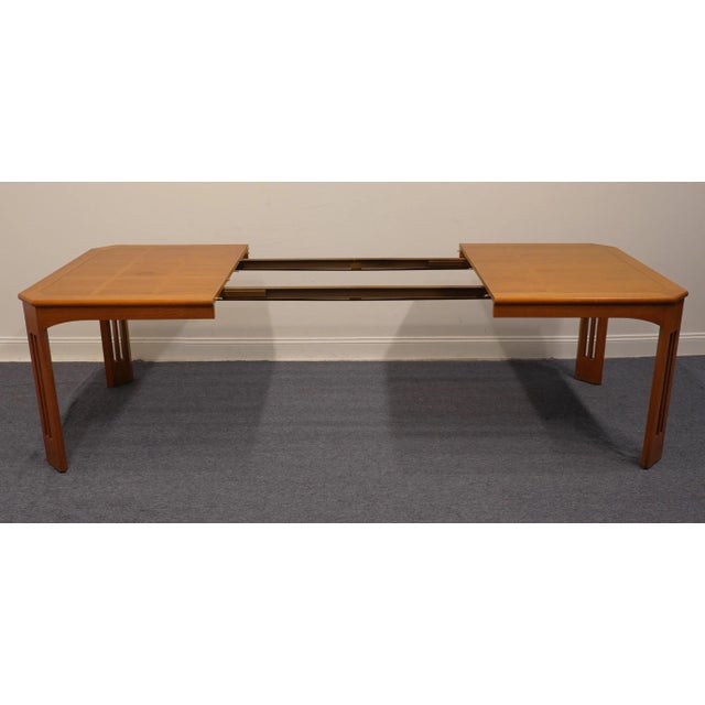 Late 20th Century Century Lt Designs Contemporary Modern Asian Inspired 100" Dining Table For Sale - Image 5 of 11