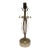 Mid-Century Modern Chrome Table Lamp, Sculptural Design, 1970s For Sale