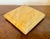 Stone Antique 19th Century Italian Grand Tour Siena Marble Square Trivet or Dispay Base Plinth With Brass Feet For Sale - Image 7 of 13