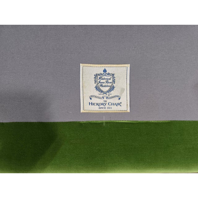 1960s 1960s Velvet Camelback Sofa of the James River Collection by Hickory Chair For Sale - Image 5 of 18