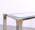 Gold Vintage Glass and Metal Console Table by Pierre Vandel, 1970s For Sale - Image 8 of 12