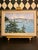 Impressionist Coastal Harbor Oil Painting With Sailboats, Framed 24" Signed Eileen Kelly For Sale - Image 11 of 15