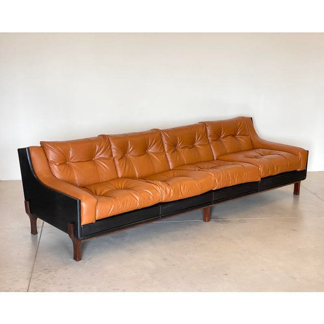 Sofa in the style of Claudio Salocchi, 1960s For Sale - Image 14 of 14
