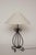 Beige Large Scrollwork Metal Table Lamp For Sale - Image 8 of 8