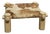 Late 20th Century Cowhide Coffee Table For Sale