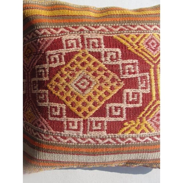Kilim Rug Pillow For Sale - Image 5 of 11