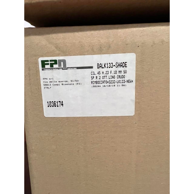 Baker Larimar Table Lamp, Satin Nickel Finish & Alabaster With White Linen Drum Shade For Sale - Image 17 of 18