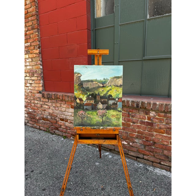 1960's Plein Air Oil Painting on Canvas - Unknown Artist For Sale - Image 11 of 11