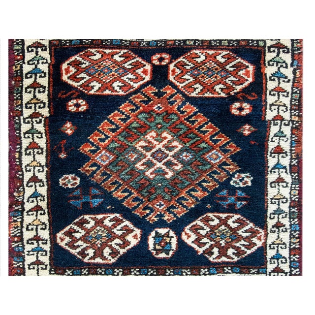 Early 20th Century Persian Qashqai Rug For Sale - Image 4 of 16