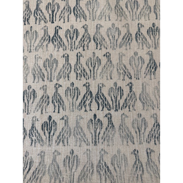 Rose Tarlow Melrose House 8 Yards PALOMA BAY BLUE/NATURAL Hemp Fabric Rose Tarlow Melrose House 8 Yards PALOMA BAY...