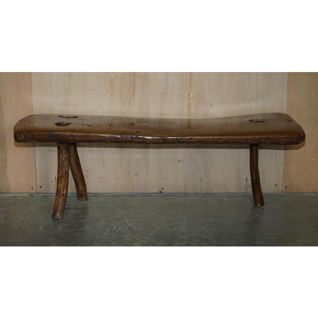 18th Century Spanish Three Legged Coffee Table, 1740s For Sale - Image 17 of 18