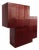 Late 20th Century Large Postmodern Oxblood Lacquer Bar or Media Cabinet, 60 In. For Sale