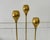 Set of 3 Vintage Mid Century Modern Brass Candlesticks Fabulously, retro mod cool, brass candlesticks. 3 different sizes....