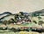 Rustic Henry Emil Salloch Original Watercolor on Paper Rural Settlement in the Foothills, 1940. For Sale - Image 3 of 8