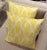 Contemporary Throw Pillows, Contemporary Moroccan Pattern Yellow Pillows - a Pair For Sale - Image 3 of 10