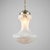 Metal Rare Pair of Mid-Century Murano Glass Pendant Lamps by Carlo Nason for Mazzega, 1970s For Sale - Image 7 of 8