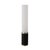 2020s 1980s Tambo Cylindro, 29" Accent Table Lamp, Black Oak, Satin Nickel, Frosted Acrylic, Dimmer Switch For Sale - Image 5 of 8