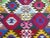Textile 1970s Handmade Vintage Kilim Boho Rug For Sale - Image 7 of 13