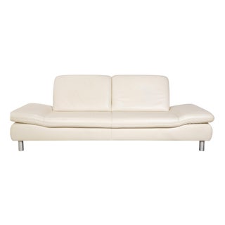 Rivoli 3-Seater Sofa in Cream Leather from Koinor For Sale