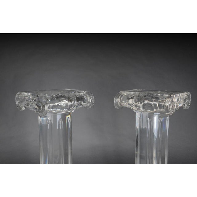 Hollywood Regency Style Acrylic Column For Sale - Image 15 of 18