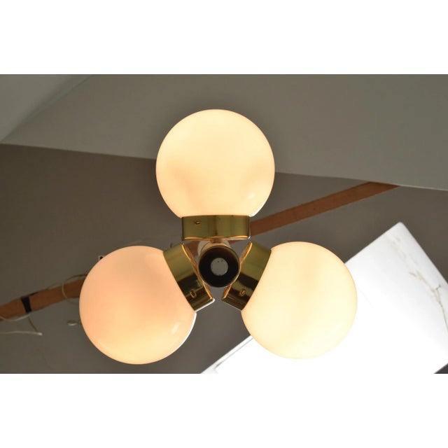 Mid-Century Pendant Light attributed to Instala Decin, 1970s For Sale - Image 12 of 13