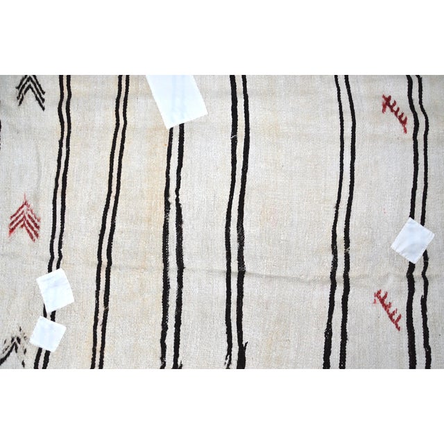 Textile 1970s Vintage Handmade Hemp Rug For Sale - Image 7 of 11