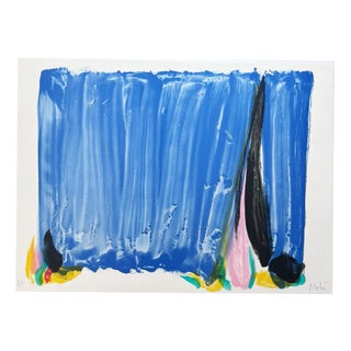 Olivier Debre, Loire Landscape Sign, 1992, Lithograph For Sale