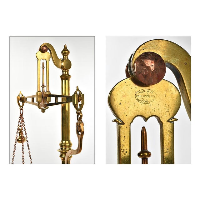 Hunt & Co English Brass Scale, 1920s For Sale - Image 3 of 6