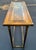 Metal Brass Picture Frame Console Table From Mastercraft For Sale - Image 7 of 12