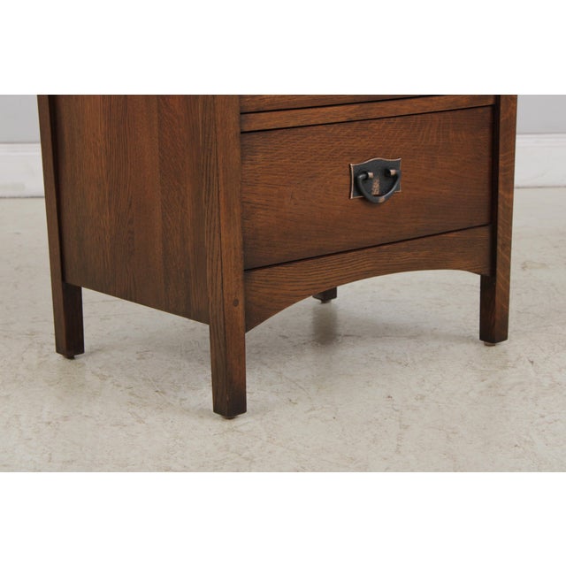 Stickley Mission Oak Arts & Crafts Lingerie Chest For Sale - Image 10 of 16