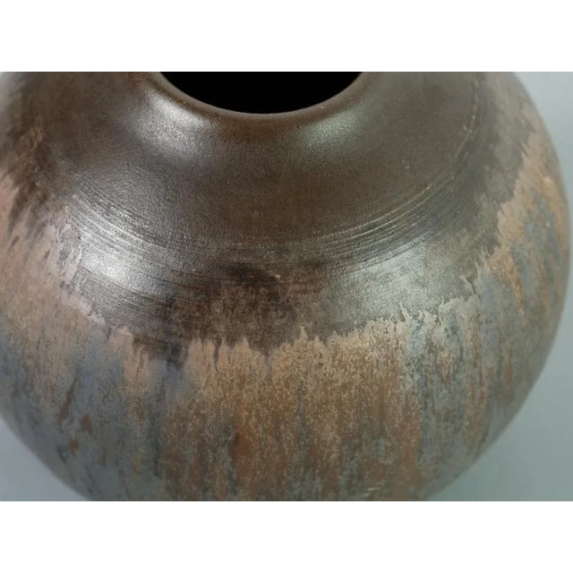 Brown Mid-Century Danish Vase by Judi Kunst, 1960 For Sale - Image 8 of 12