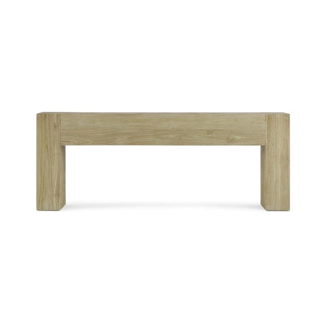 Rustic Scandinavian Teak Console Table For Sale In Greensboro - Image 6 of 12