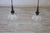This pair of 1960s Italian ceiling lamps, while not having any brands or signatures, boasts quality in materials and...